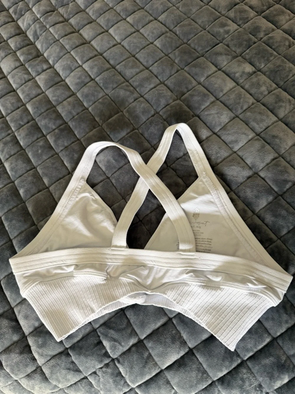 Free People Good Karma Super
Plunge Bra White NWOT - Picture 5 of 7